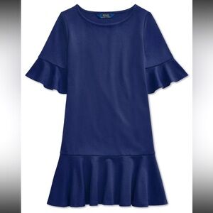 POLO RAPH LAUREN RUFFLE DRESS SIZE LARGE
